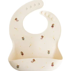 Mushie Silicone Baby Bib - Fairy Mice