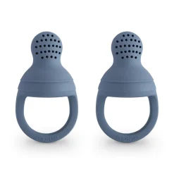 Mushie Silicone Fresh Food Feeder 2-Pack - Tradewinds