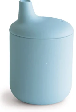 Mushie Silicone Sippy Cup - Powder Blue