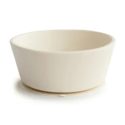 Mushie Silicone Suction Bowl - Ivory