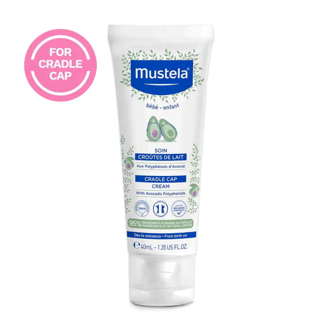 Mustela Cradle Cap Cream - 1.35 oz