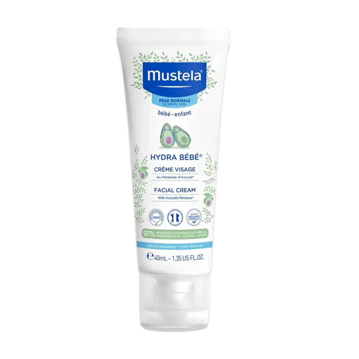 Mustela Hydra Bebe Face Cream - 1.4 oz