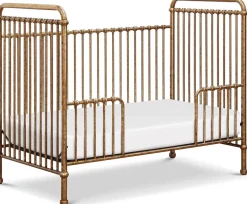 Namesake Abigail 3-in-1 Convertible Crib - Vintage Gold