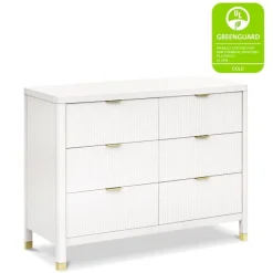 Namesake Brimsley Tambour 6-Drawer Assembled Dresser - Warm White