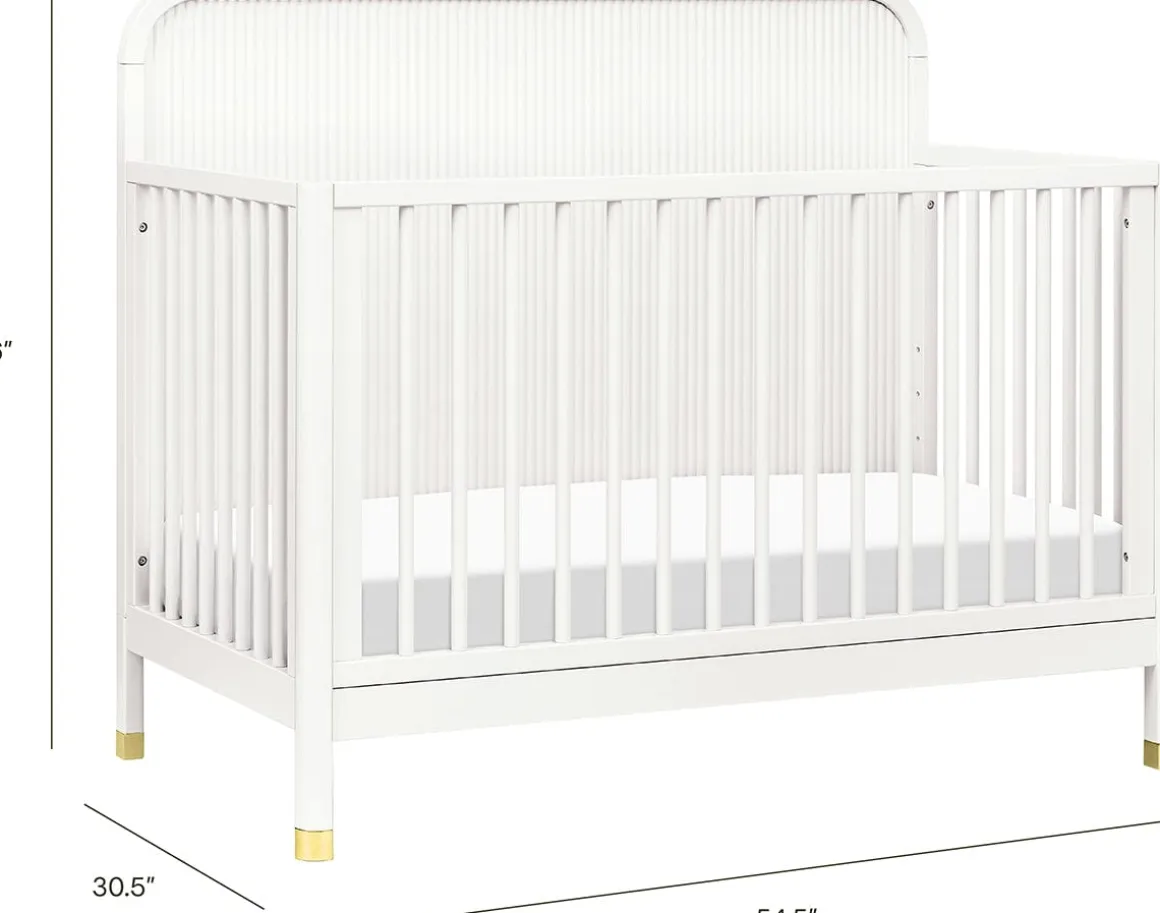 Namesake Brimsley Tambour 4-in-1 Convertible Crib - Warm White