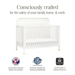 Namesake Brimsley Tambour 4-in-1 Convertible Crib - Warm White