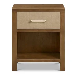 Namesake Eloise Assembled Nightstand - Natural Walnut and Performance Sand Eco-Weave