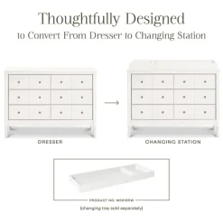 Namesake Liberty 6-Drawer Assembled Dresser - Warm White
