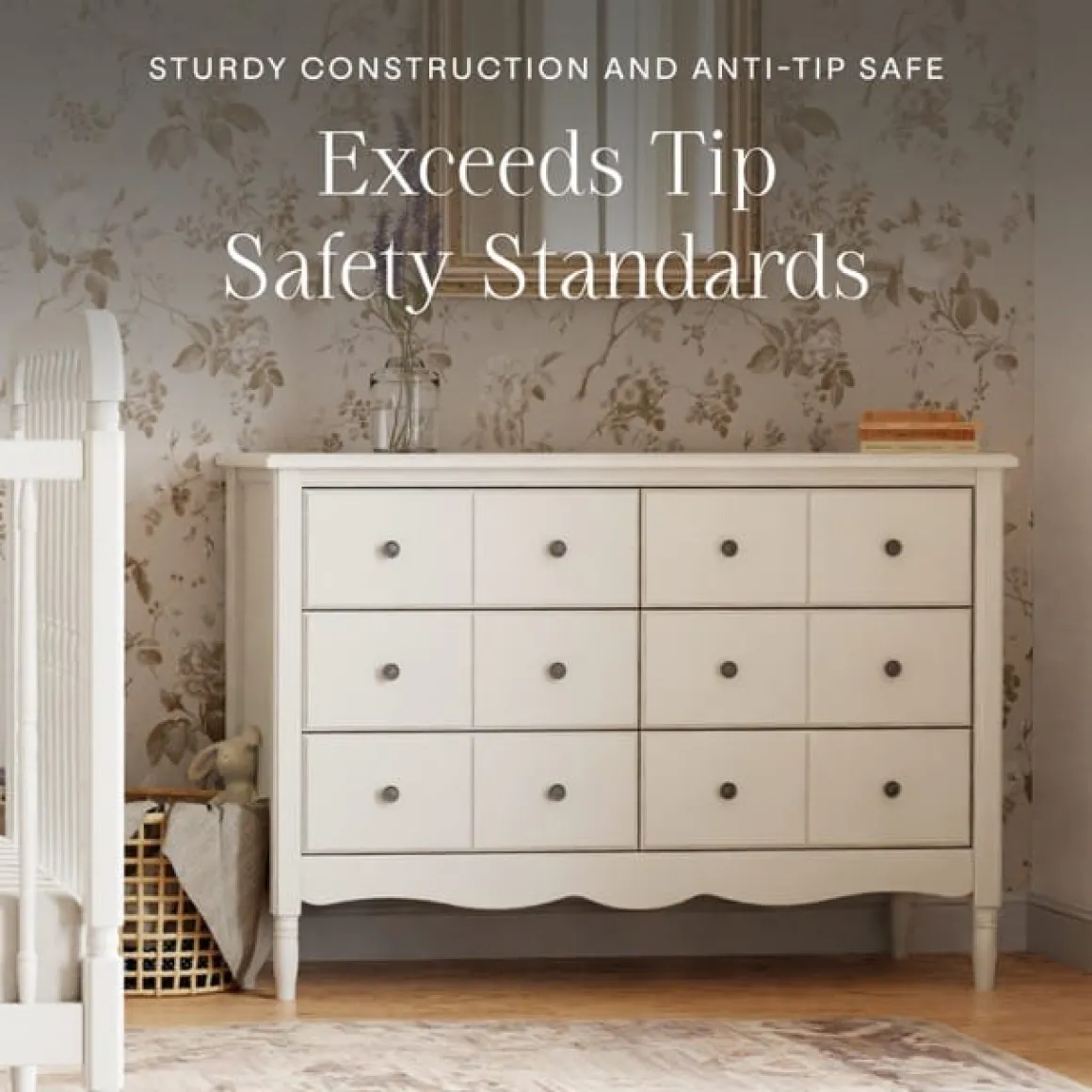 Namesake Liberty 6-Drawer Assembled Dresser - Warm White