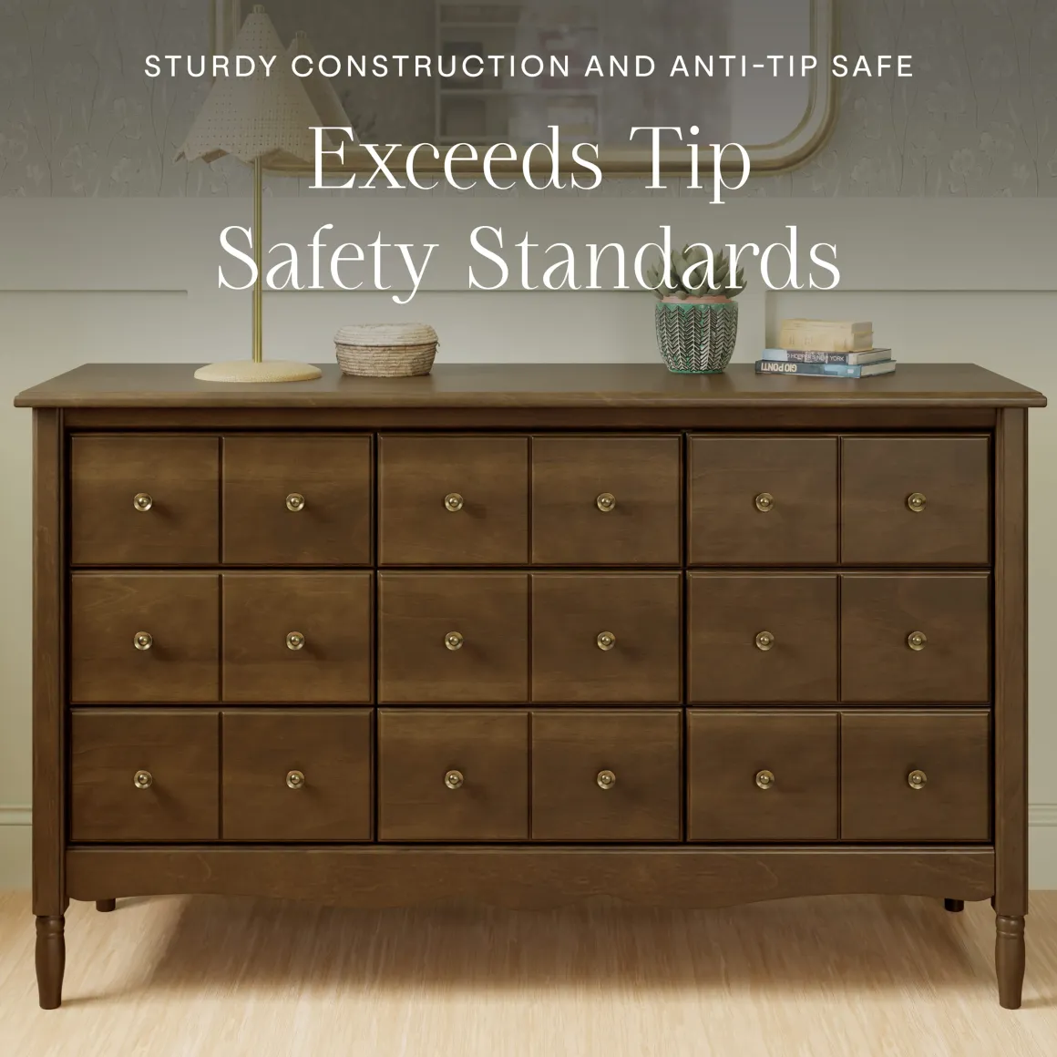 Namesake Liberty 9-Drawer Assembled Dresser - Natural Walnut