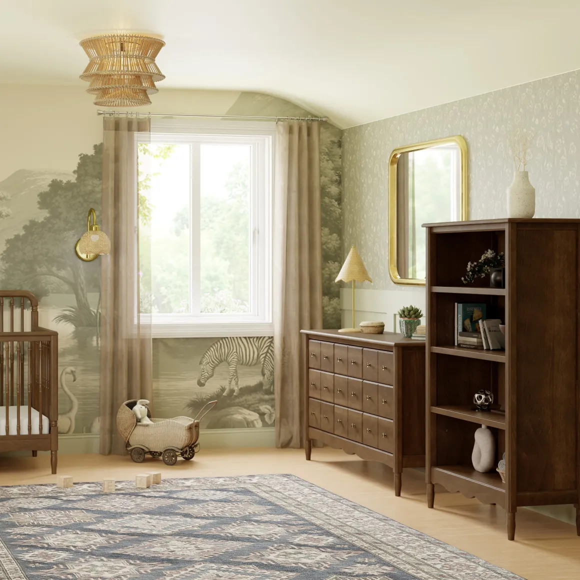 Namesake Liberty 9-Drawer Assembled Dresser - Natural Walnut