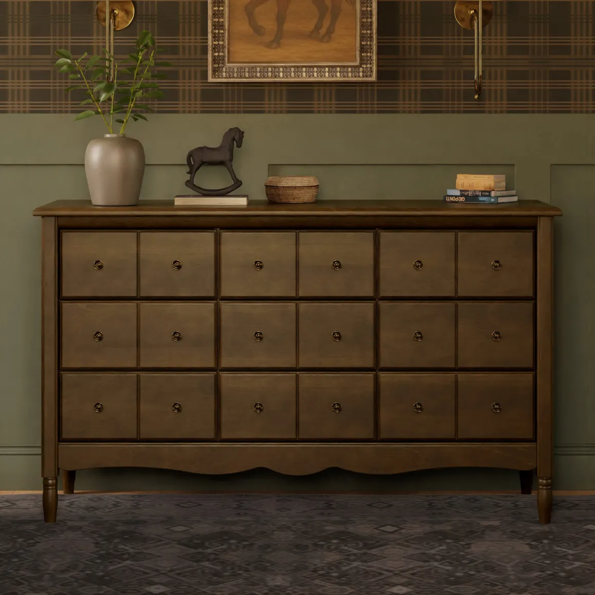 Namesake Liberty 9-Drawer Assembled Dresser - Natural Walnut