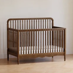 Namesake Liberty 4-in-1 Convertible Spindle Crib - Natural Walnut