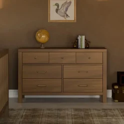 Namesake Nantucket 7-Drawer Assembled Dresser - Natural Walnut
