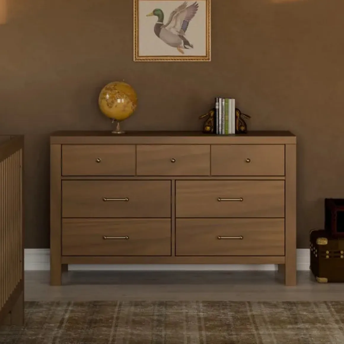 Namesake Nantucket 7-Drawer Assembled Dresser - Natural Walnut