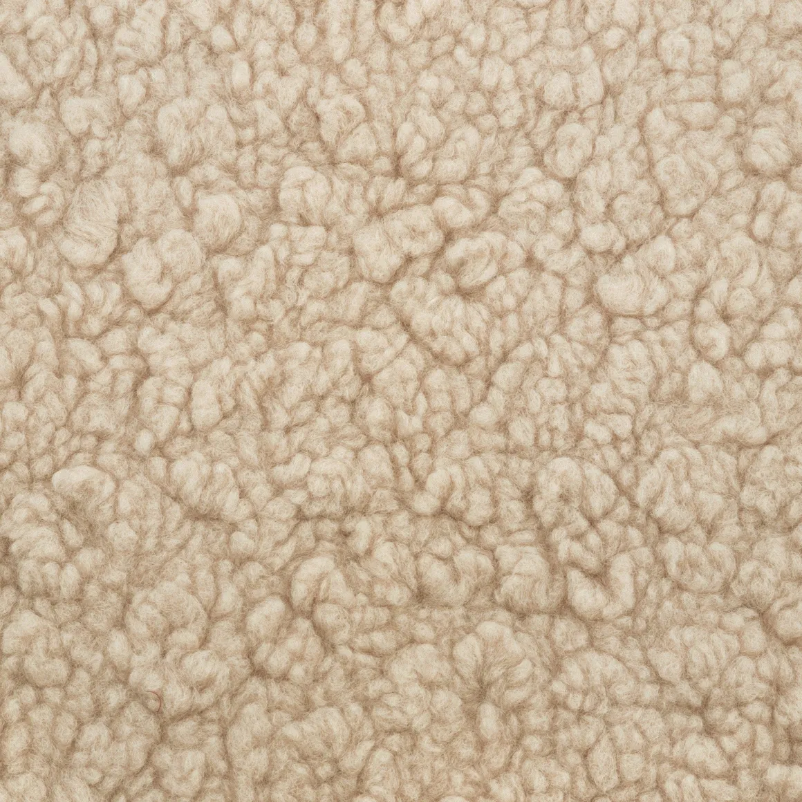 Namesake Tuffet Storage Ottoman - Chai Shearling with Honey Ball Feet