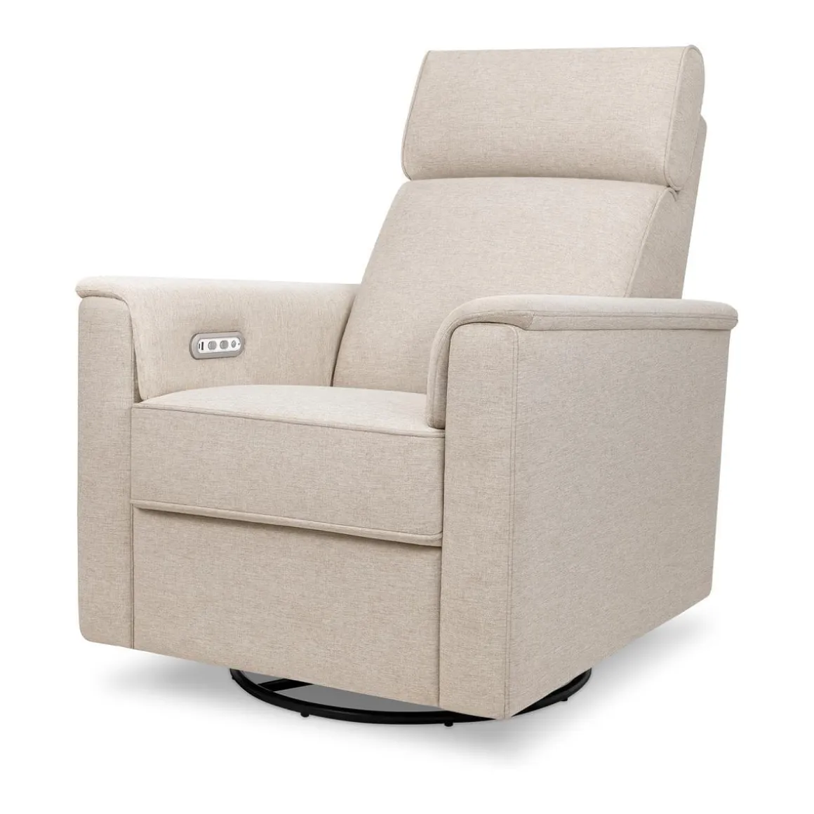 Namesake Willa Plus Electric Glider Recliner w/ Electric Headrest - Performance Beach Eco-Weave
