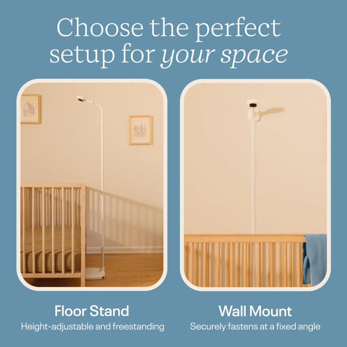 Nanit Pro Smart Baby Monitor & Wall Mount Gen 2