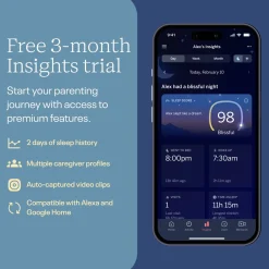 Nanit Smart Baby Monitor System with Floor Stand