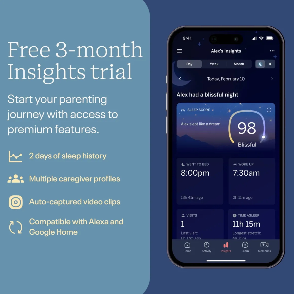 Nanit Smart Baby Monitor System with Wall Mount
