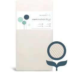 Naturepedic Organic Breathable 2-Stage Baby Innerspring Crib Mattress
