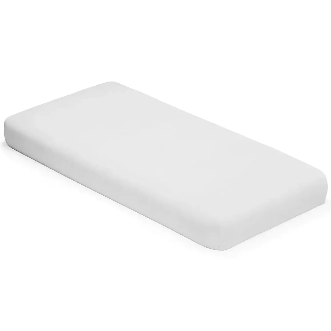 Naturepedic Organic Cotton Fitted Crib Sheet 2-Layer Breathable Muslin - Arctic Snow