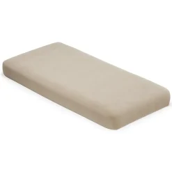 Naturepedic Organic Cotton Fitted Crib Sheet 2-Layer Breathable Muslin - Sand