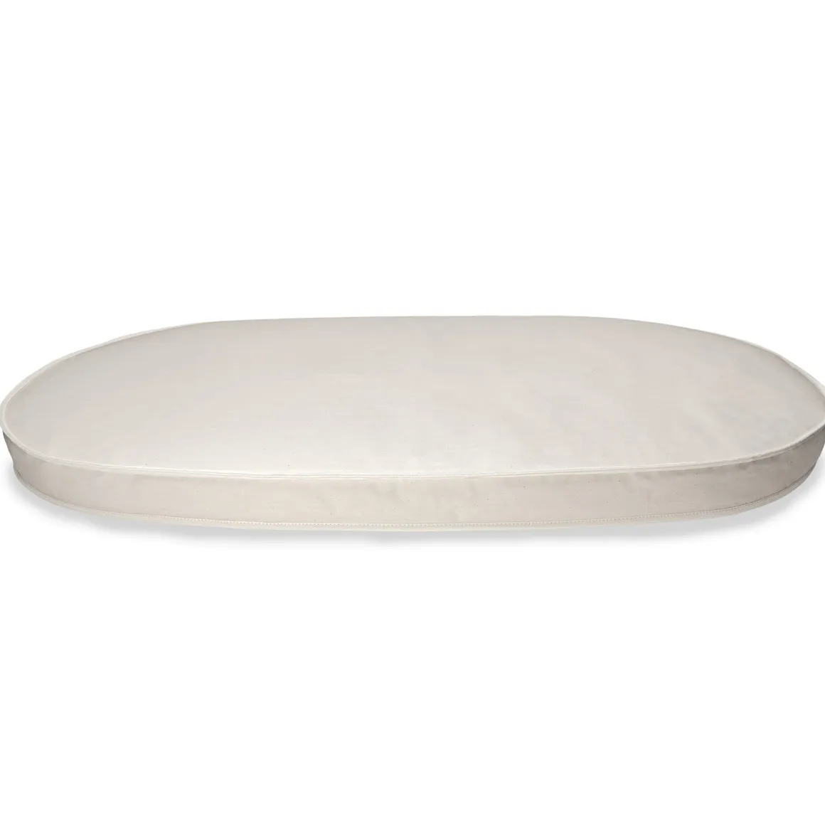 Naturepedic Organic Cotton Oval Crib Mattress with Breathable Cover for Stokke Sleepi V3