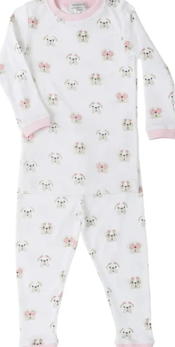 Noomie 2 Piece Pajamas - Pink Bulldog (12-18M)