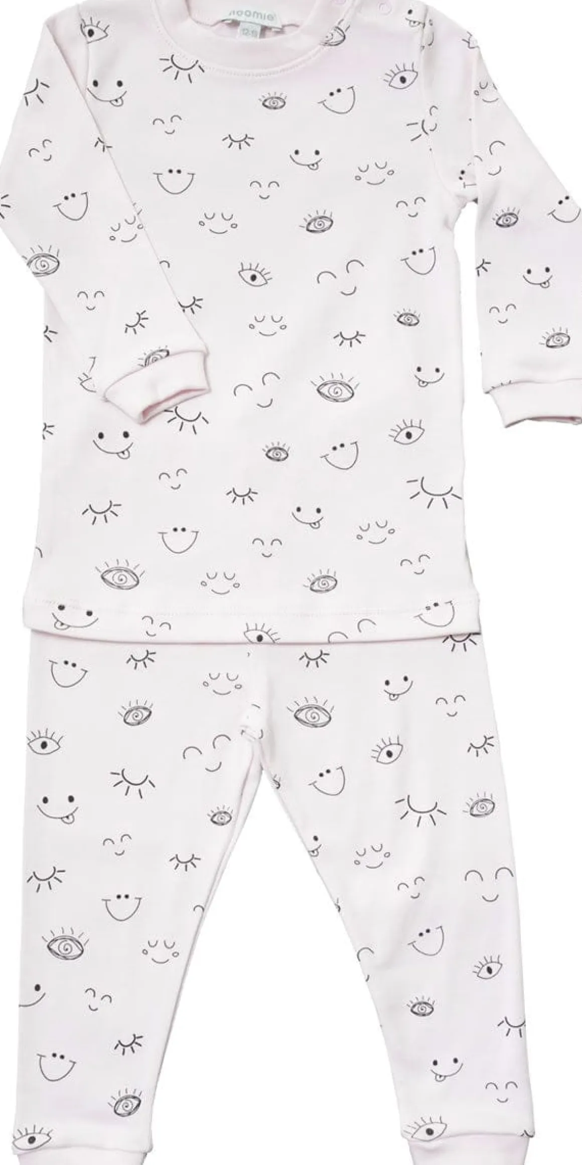 Noomie 2 Piece Pajamas - Pink Wink (12-18M)