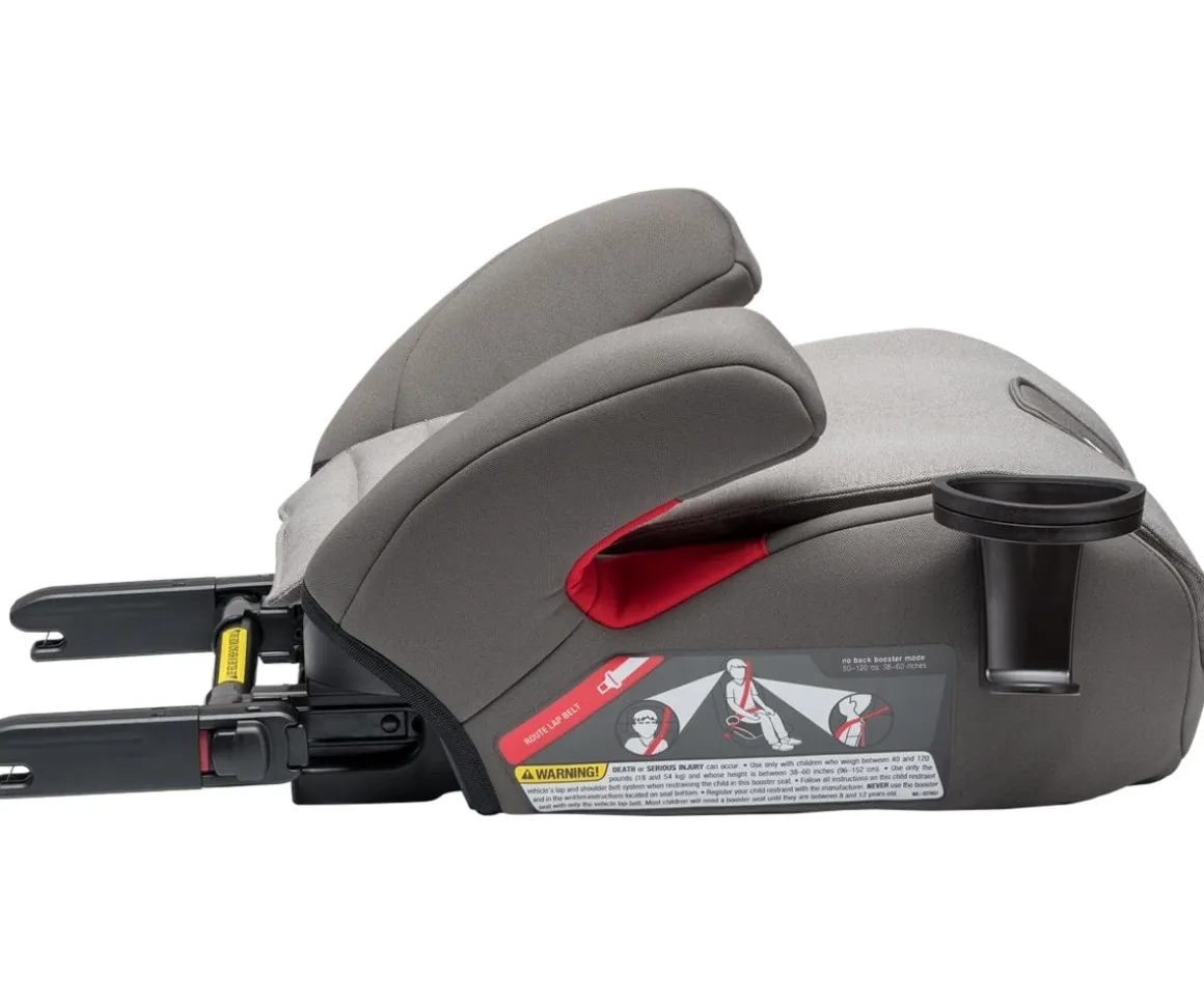 Nuna AACE Flame-Retardant Free High Back Belt Positioning Booster Car Seat - Granite
