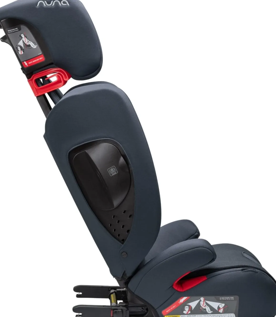 Nuna AACE Flame-Retardant Free High Back Belt Positioning Booster Car Seat - Lake