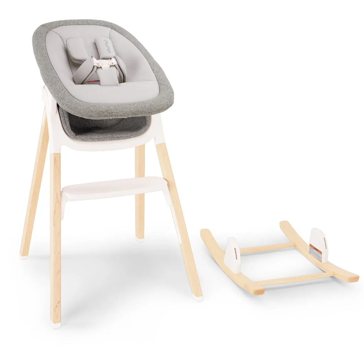 Nuna BRYN High Chair + Newborn Rocker Bundle - Heritage