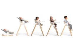 Nuna BRYN High Chair + Newborn Rocker Bundle - Heritage