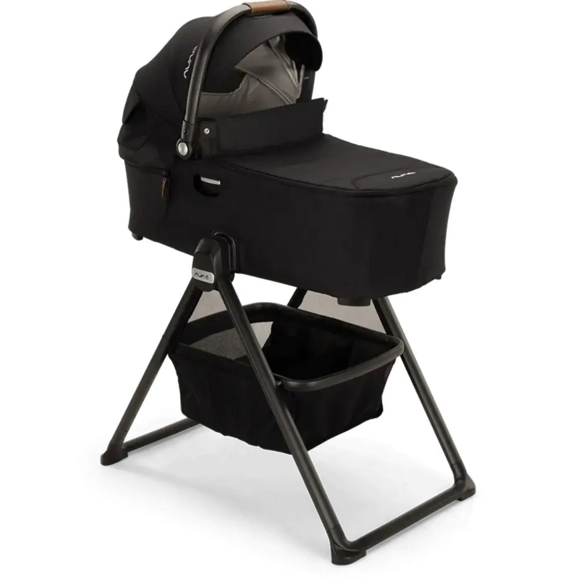 Nuna DEMI Next Bassinet + Stand - Caviar