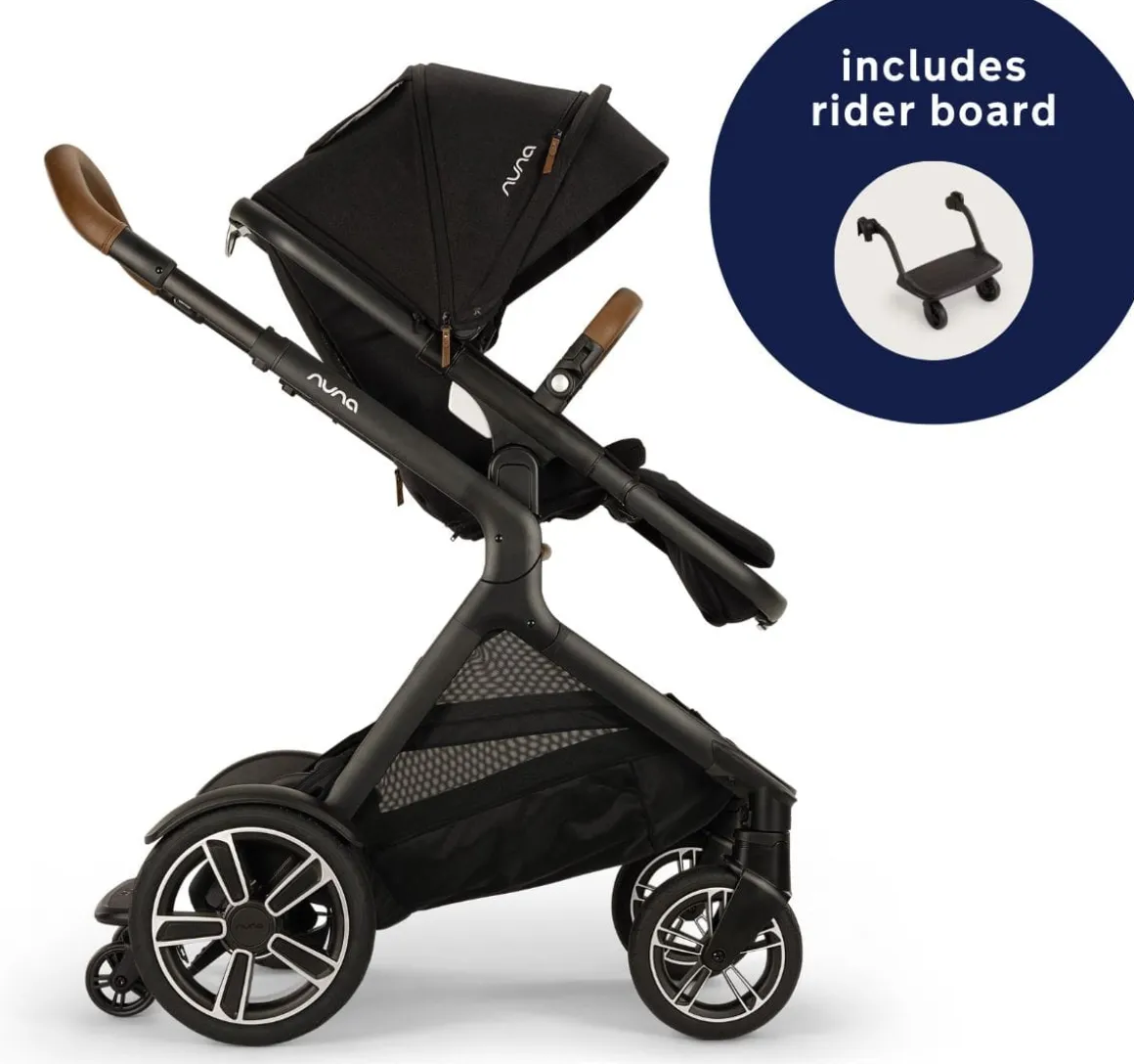 Nuna DEMI Next Stroller with Rider Board - Caviar