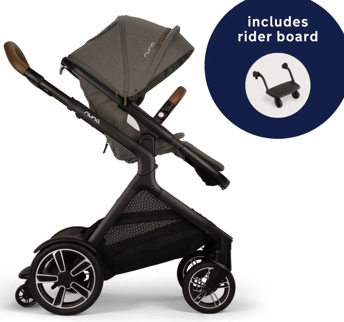 Nuna DEMI Next Stroller with Rider Board - Granite