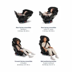 Nuna EXEC Next All-In-One Convertible Car Seat - Biscotti
