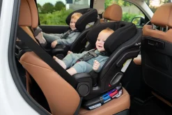 Nuna EXEC Next All-In-One Convertible Car Seat - Caviar / Chocolate