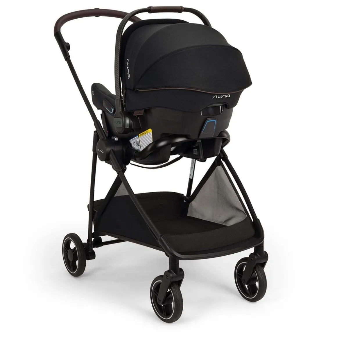 Nuna Flex Frame + PIPA urbn Baseless Infant Car Seat System - Caviar