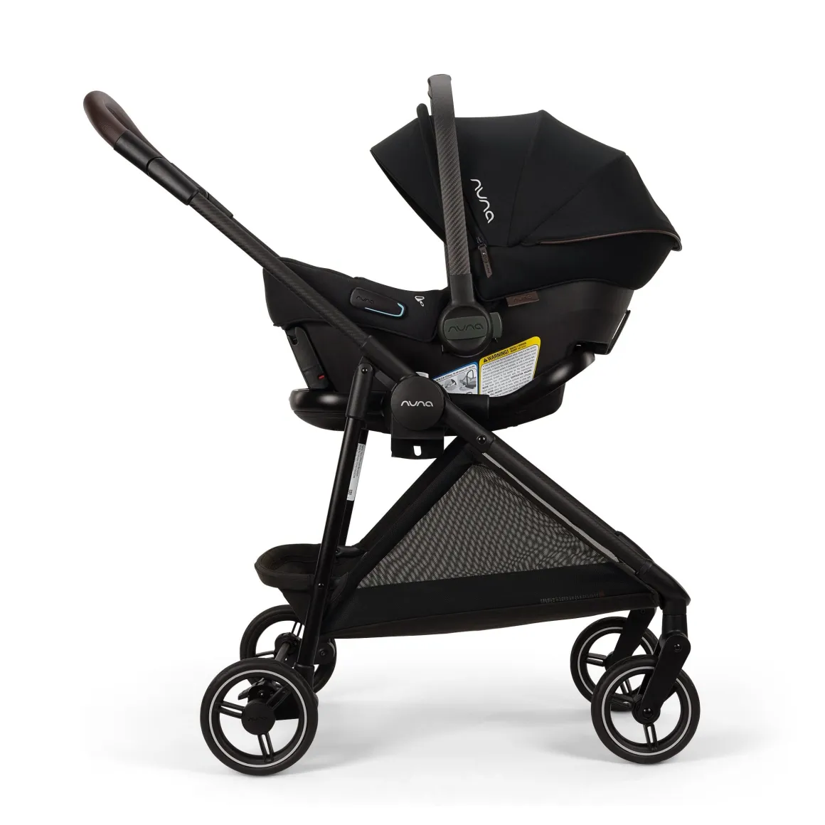 Nuna Flex Frame + PIPA urbn Baseless Infant Car Seat System - Caviar