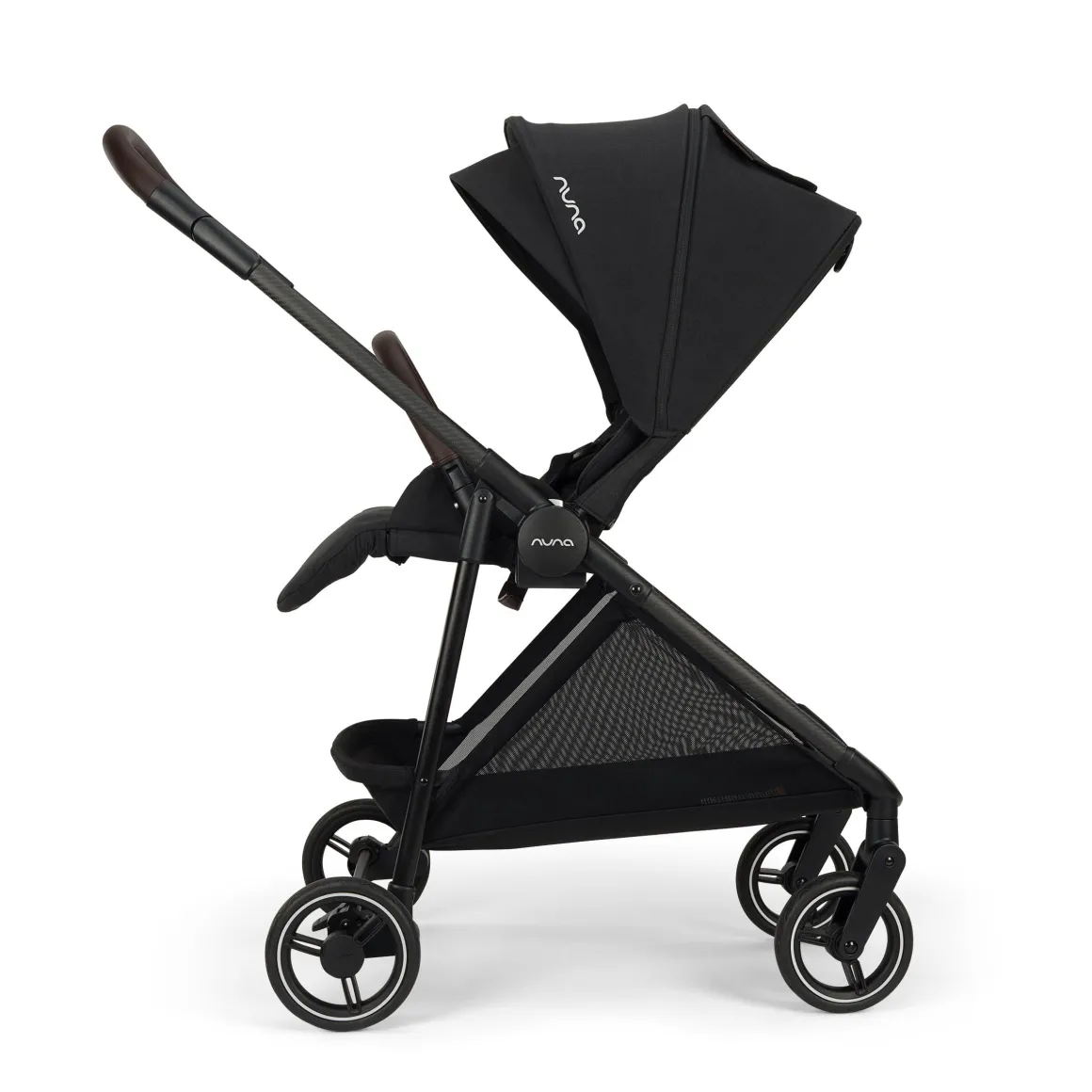 Nuna Flex Stroller + PIPA urbn Baseless Infant Car Seat Travel System Bundle - Caviar