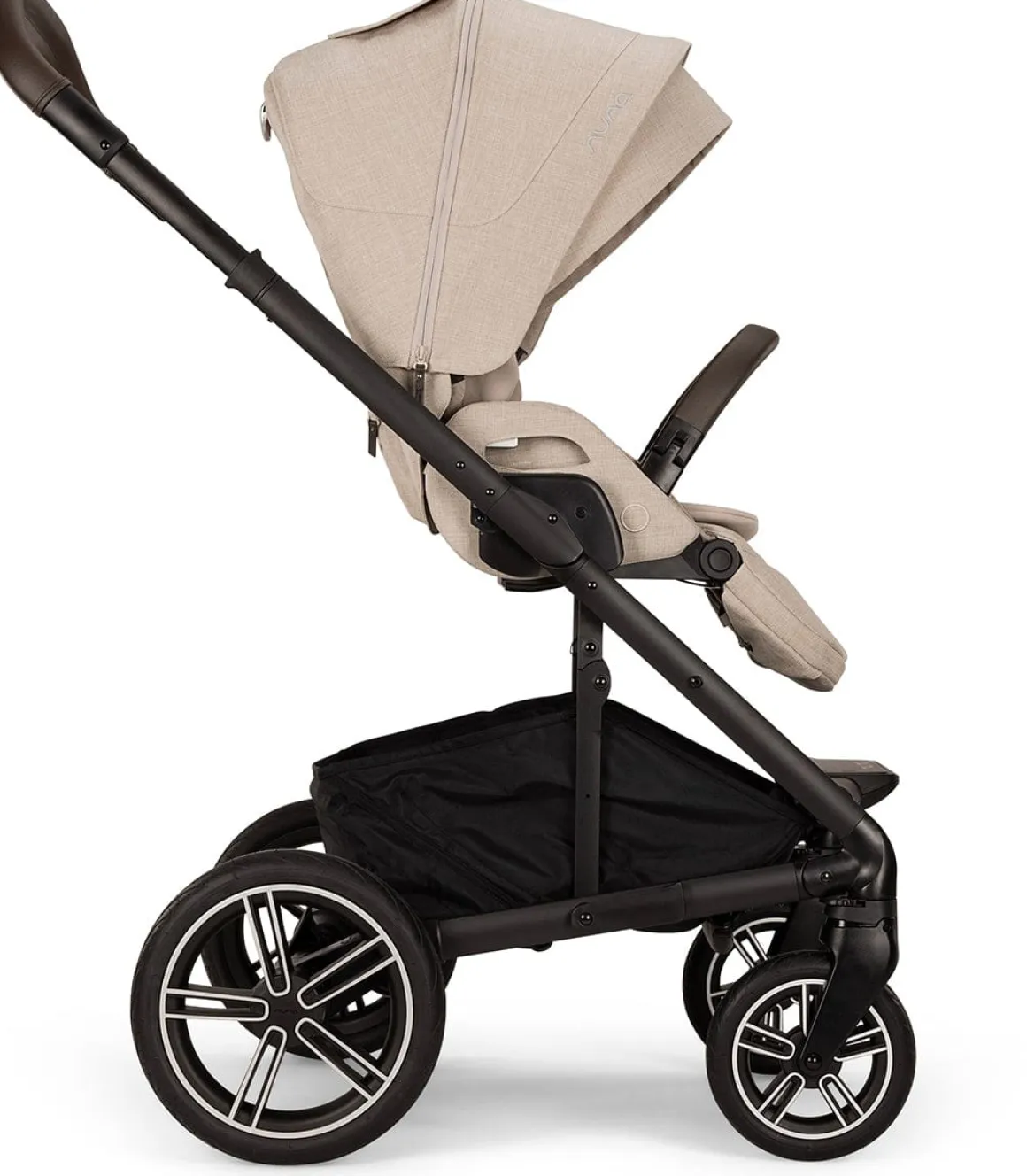 Nuna MIXX Next Stroller with Magnetic Buckle - Biscotti