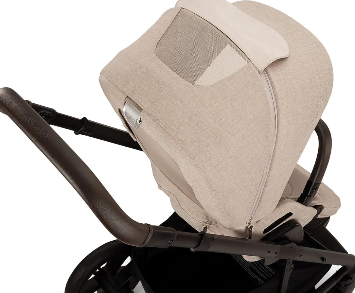 Nuna MIXX Next Stroller with Magnetic Buckle - Biscotti