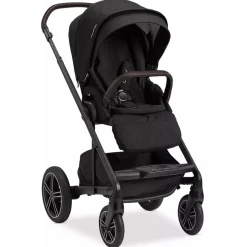 Nuna MIXX Next Stroller with Magnetic Buckle - Caviar / Chocolate
