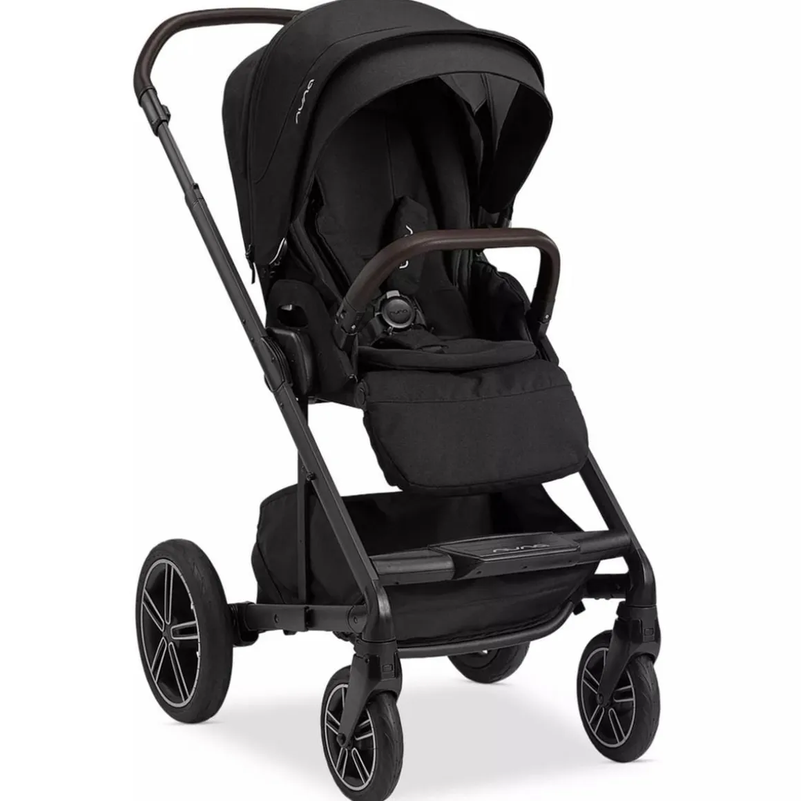 Nuna MIXX Next Stroller with Magnetic Buckle - Caviar / Chocolate