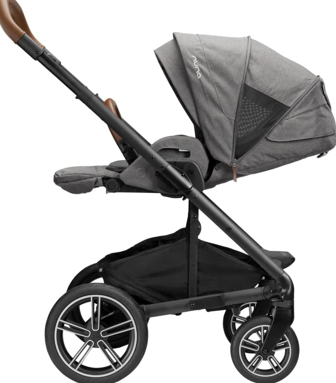 Nuna MIXX Next Stroller with Magnetic Buckle - Granite