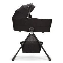 Nuna MIXX Series Bassinet + Stand (Folds with Stroller) - Caviar