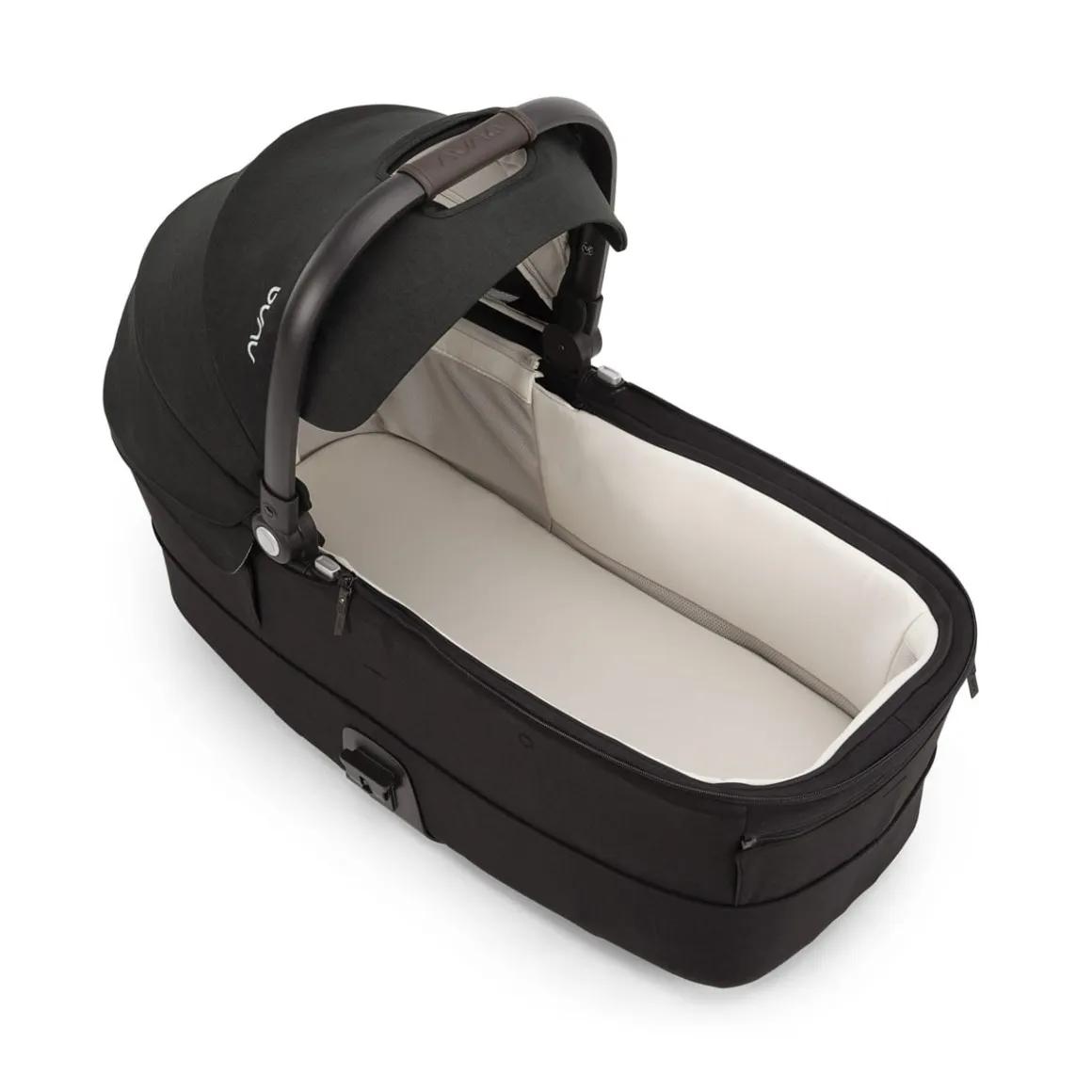 Nuna MIXX Series Bassinet + Stand (Folds with Stroller) - Caviar