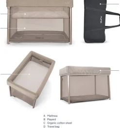 Nuna PAAL Travel Cot + Playard - Cedar